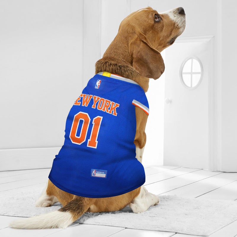 Pets First NBA NEW YORK KNICKS DOG Jersey, X-Small - Tank Top Basketball Pet Jersey - Image 3